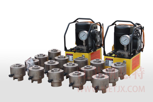 Ultra high pressure electric hydraulic pump Used in conjunction with hydraulic bolt tensioners