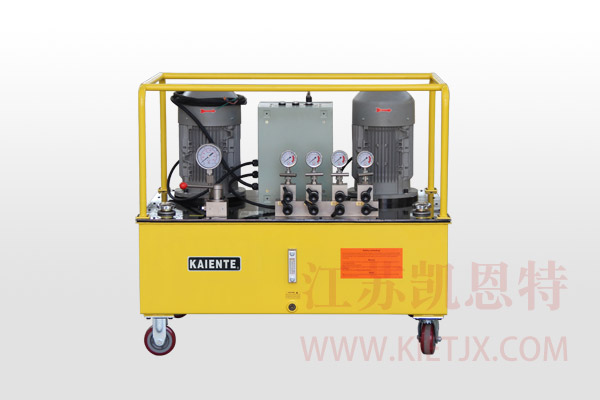 Electric hydraulic pump (one drive four)