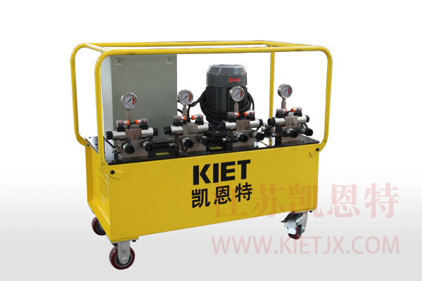 Electric hydraulic pump (one drive four)