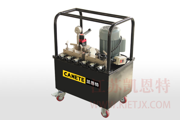 Electric hydraulic pump (one drive six) 