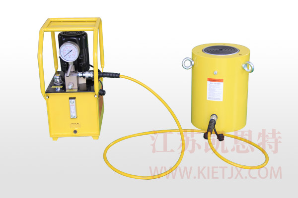 Used in conjunction with single acting high tonnage hydraulic cylinders【0.75KW、Manual valve】
