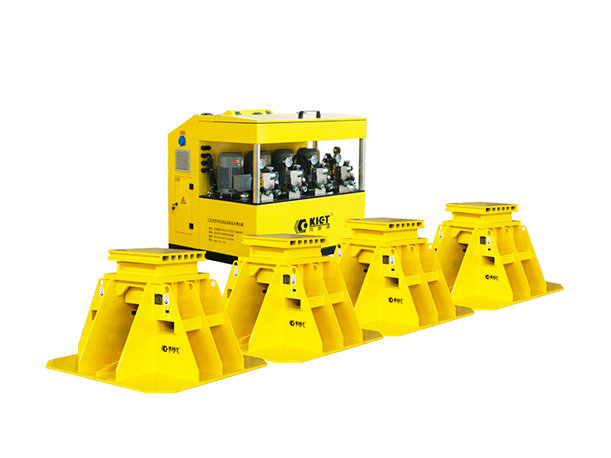 Hydraulic weighing synchronous lifting system