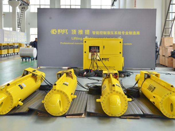 Multi-point automatic balancing positioning hydraulic system