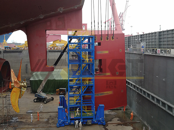 Intelligent Installation Platform for the Ship Stern Rudder