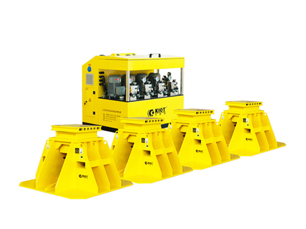 Hydraulic weighing synchronous lifting system