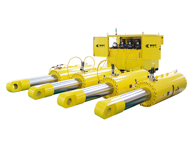 Multi-point automatic balancing positioning hydraulic system