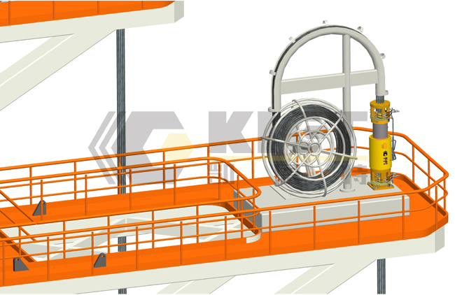 Diagram of Strand Jack Synchronous Lifting