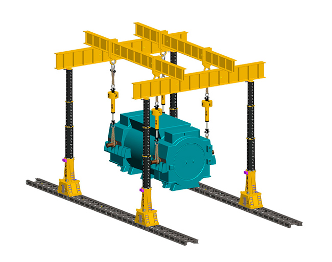 Large Motor Lifting Diagram