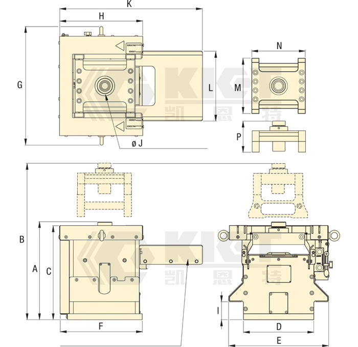 Monitoring Schematic of Compact Self-Locking Cube Jack
