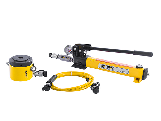 Single Acting Low Height Lock Nut Hydraulic Cylinder