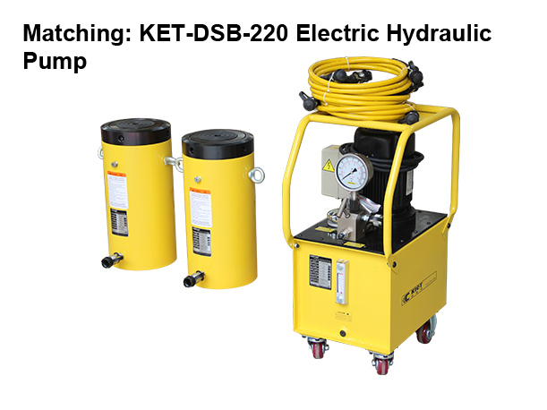 Single Acting Mechanical Lock Nut Hydraulic Cylinder
