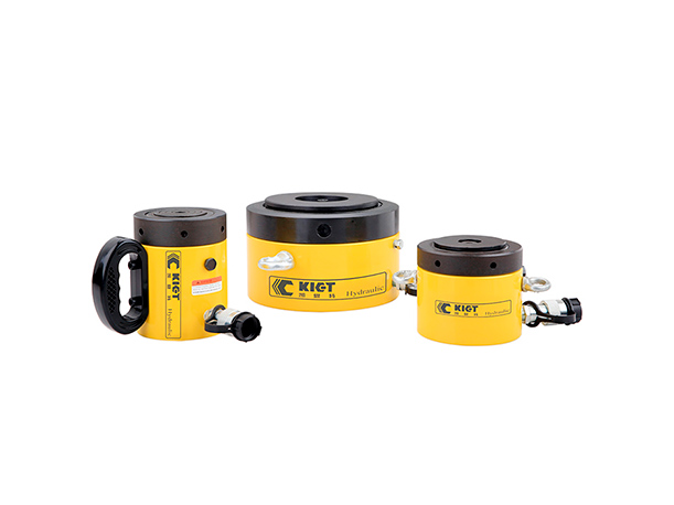 Single Acting Low Height Lock Nut Hydraulic Cylinder