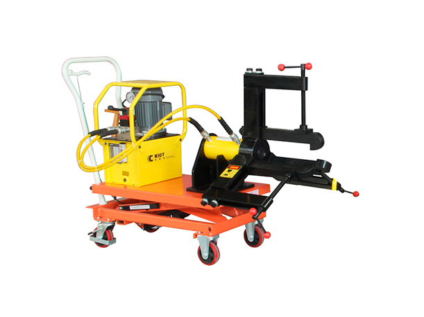 Automatic lifting type electric hydraulic gear puller