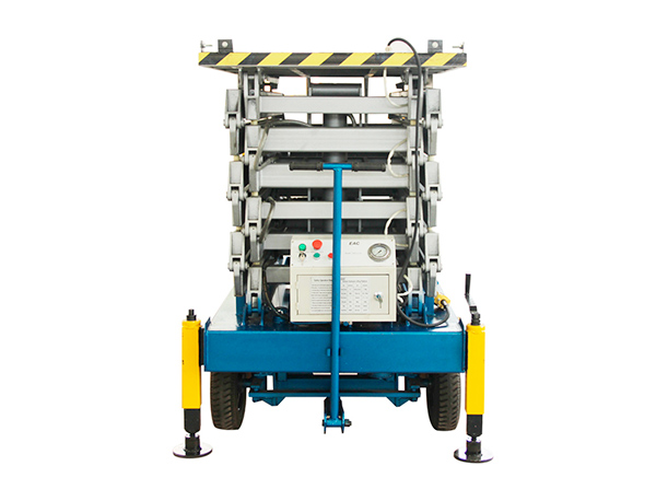 Scissor type hydraulic lifting platform