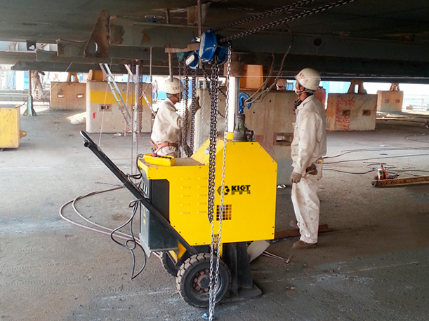 Horizontal Hydraulic Adjustment System