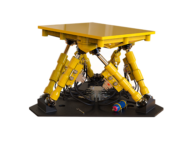 Six-dimensional Free Motion Hydraulic Platform
